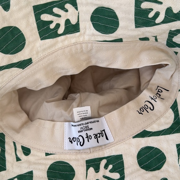 Lack of Color ‘Holiday Bucket’ hat in Formes Green, size M/L - Picture 9 of 11